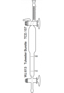 Tutwiler Gas Burette 100ml-110ml