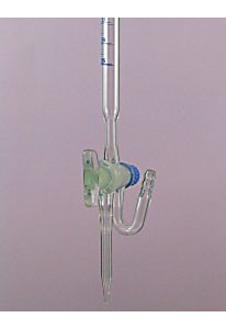 Burette, 2-way Glass Key Class A   25ml x 0.1ml