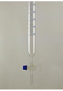 Dispensing Burette with Glass Stopcock & Key 250ml x 1ml