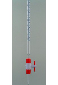 Burette  All PTFE Stopcock Class B    25ml  x 0.1ml